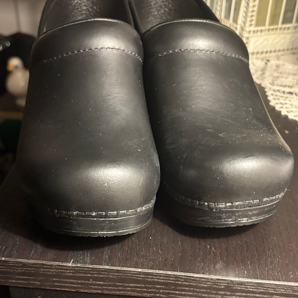 Dansko Black Leather Clogs - Picture 7 of 8